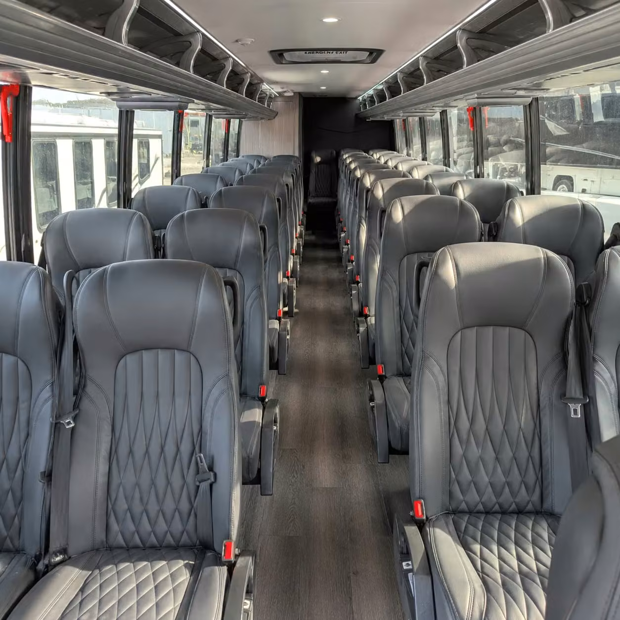 28 passenger minibus interior