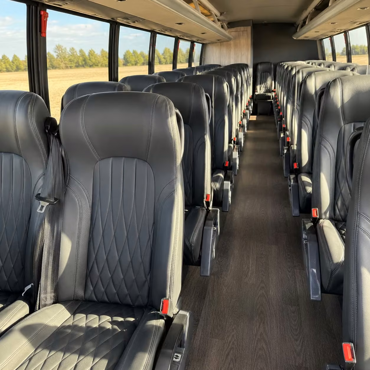 30 passenger minibus interior