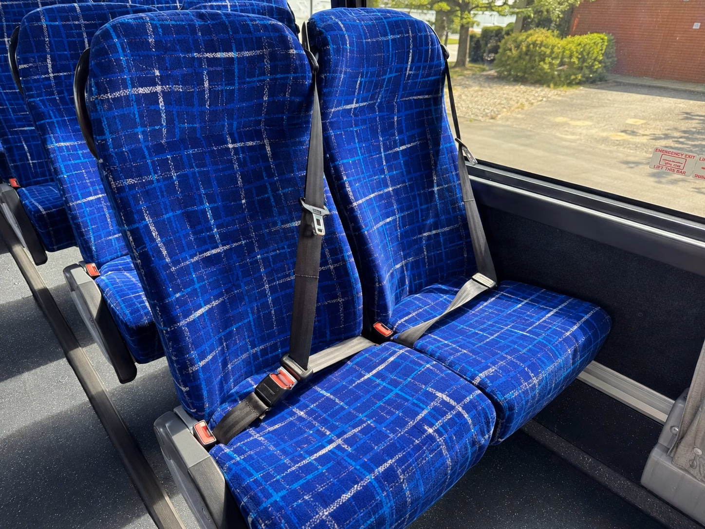 56 passenger charter bus inside